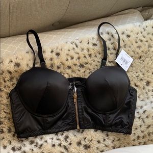 Fredericks of Hollywood zip up Bra